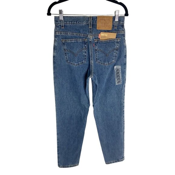 NWT Dead-Stock Y2K Vintage Levi's 550 Jeans 28” Waist Tapered Leg 100% Cotton-sz - Picture 9 of 10